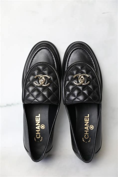 chanel turnlock loafer.